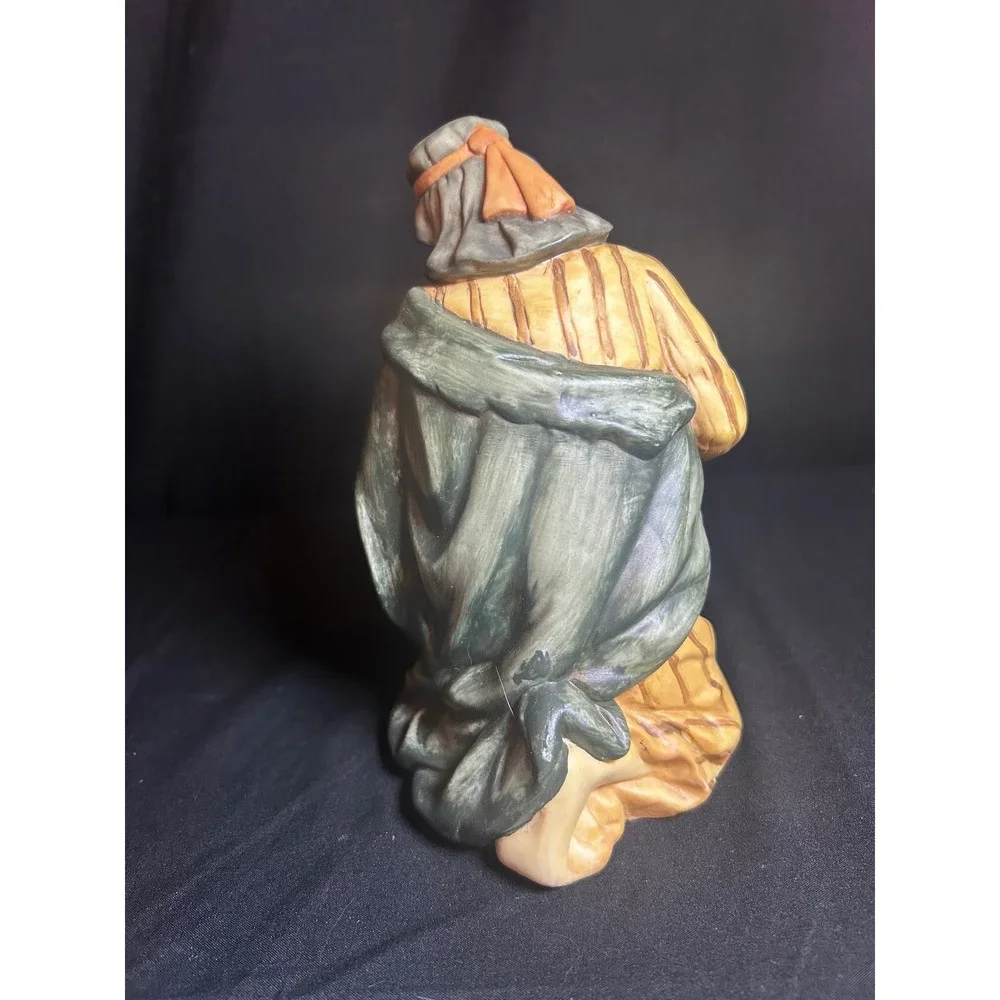 Nativity Shepherd Holding Lamb Figurine‎ Ceramic Vintage Religious Decor